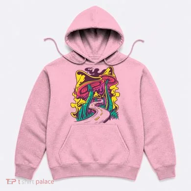 Trippy Mushroom Road Hoodie