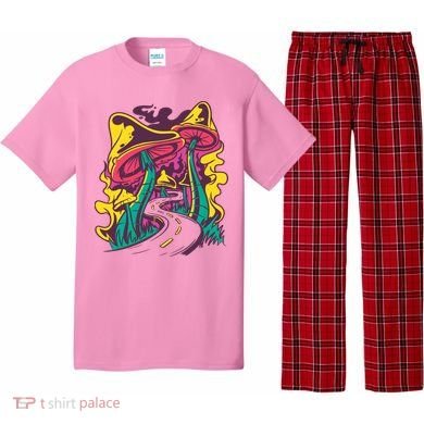 Trippy Mushroom Road Pajama Set