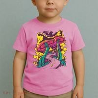 Trippy Mushroom Road Toddler T-Shirt thumb 2