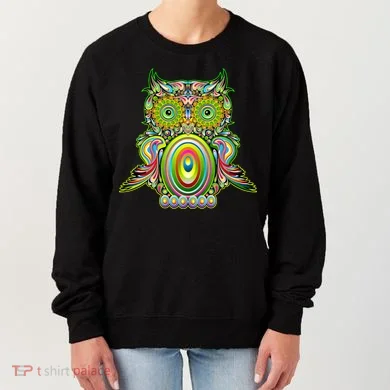 Trippy Owl Women's Sweatshirt