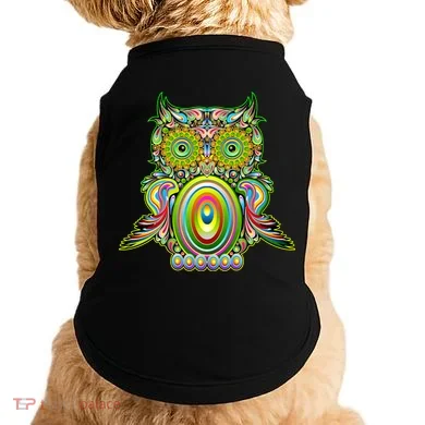 Trippy Owl Doggie Tank