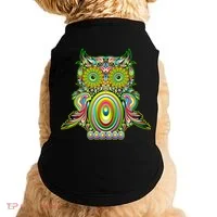 Trippy Owl Doggie Tank thumb 0