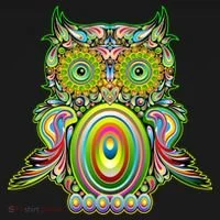 Trippy Owl Doggie Tank thumb 4