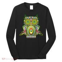 Trippy Owl Long Sleeve Shirt thumb 0