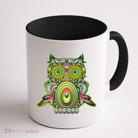 Trippy Owl Coffee Mug thumb 1