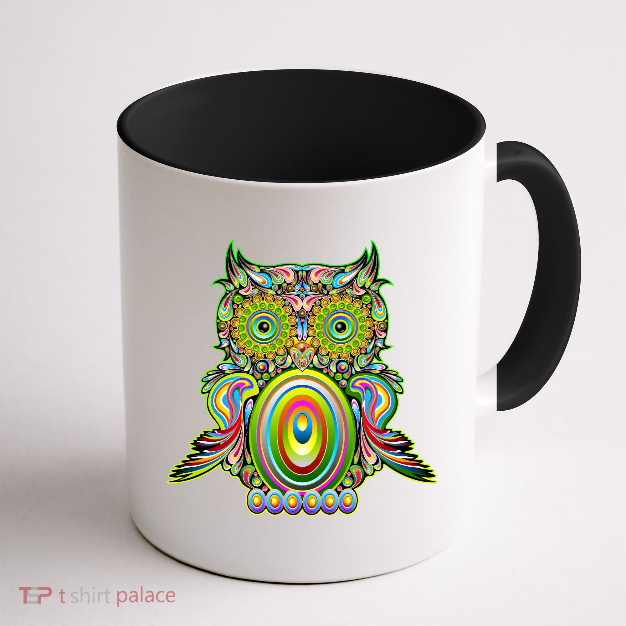 Trippy Owl Coffee Mug