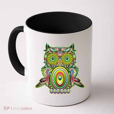 Trippy Owl Coffee Mug
