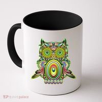Trippy Owl Coffee Mug thumb 0
