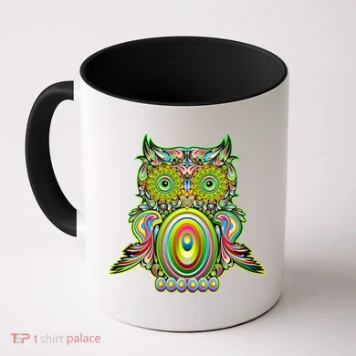 Trippy Owl Coffee Mug