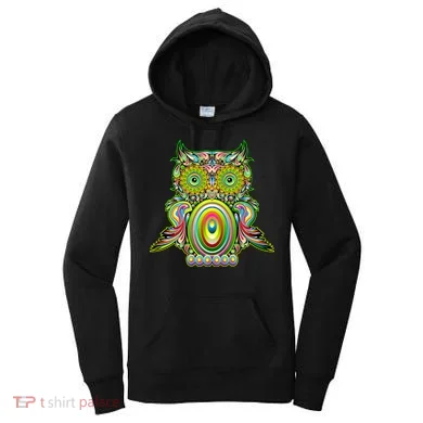 Trippy Owl Women's Hoodie