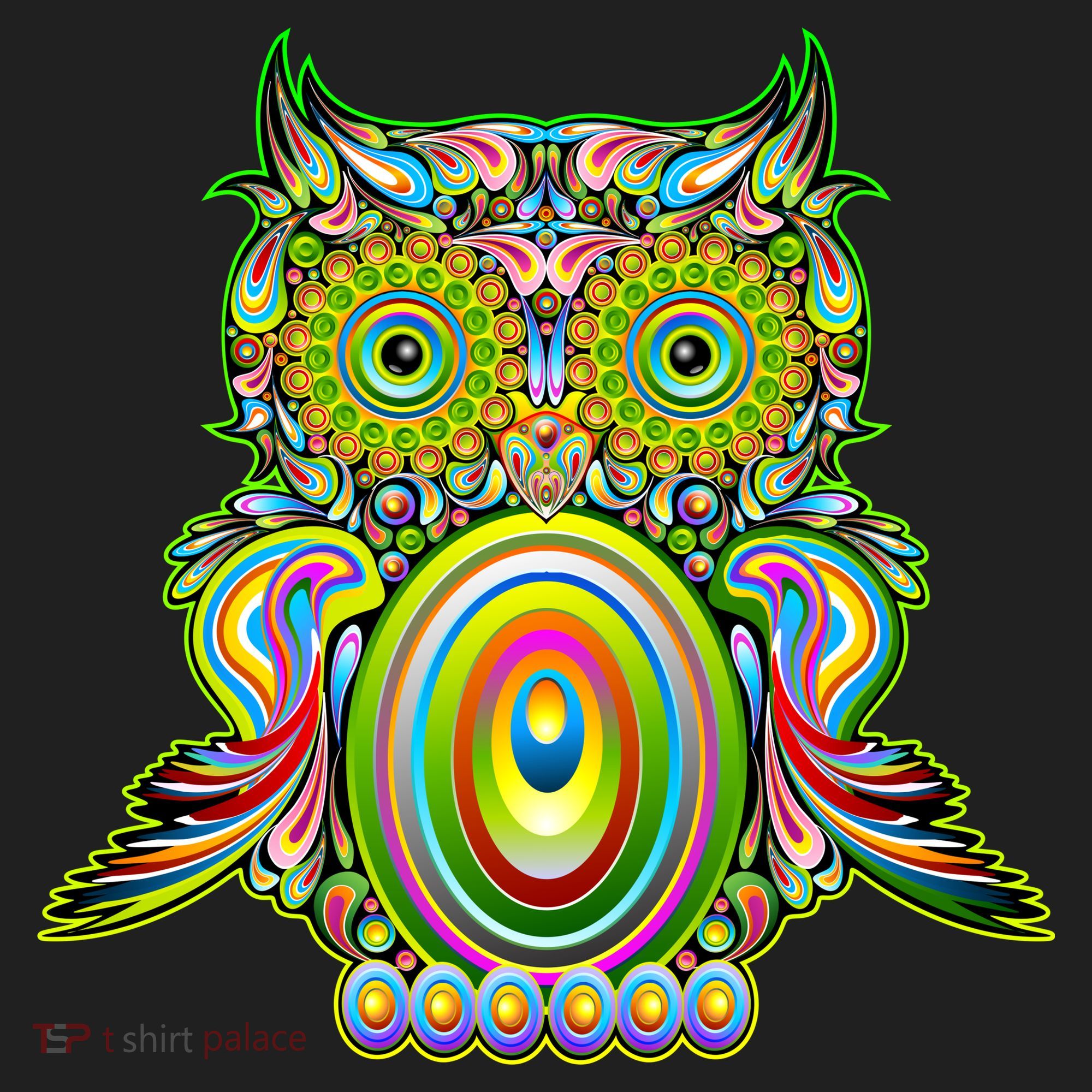 Trippy Owl Tumbler