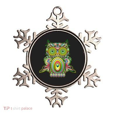Trippy Owl Ornament
