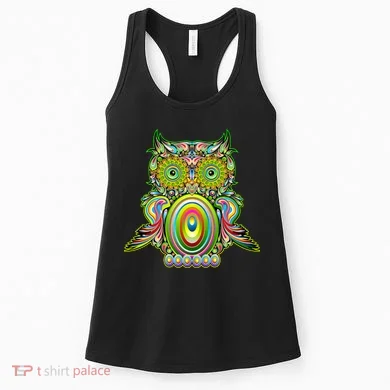 Trippy Owl Women's Tank Top