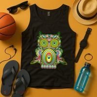 Trippy Owl Tank Top thumb 4