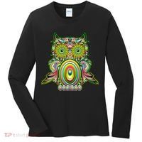 Trippy Owl Women's Long Sleeve Shirt thumb 0