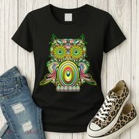 Trippy Owl Women's T-Shirt thumb 3