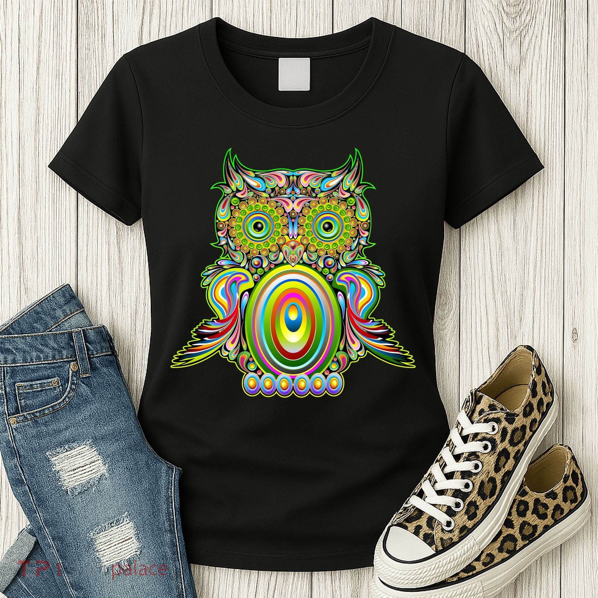 Trippy Owl Women's T-Shirt