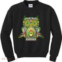 Trippy Owl Kids Sweatshirt thumb 0