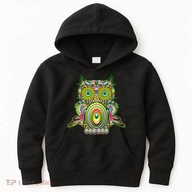Trippy Owl Kids Hoodie