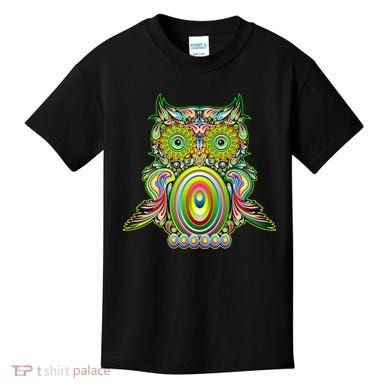 Trippy Owl Kids T-Shirt
