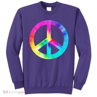 Trippy Rainbow Peace Sign Sweatshirt