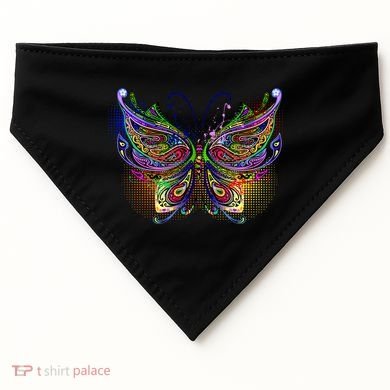 Trippy Variegated Butterfly USA-Made Doggie Bandana