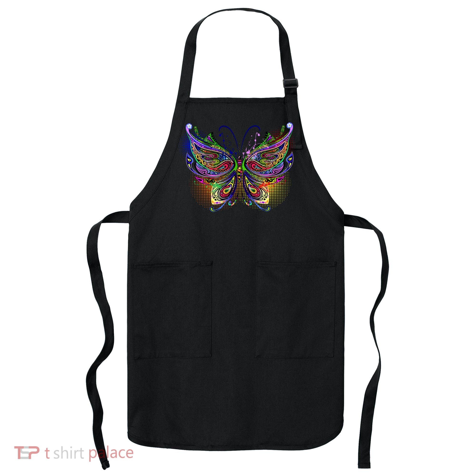 Trippy Variegated Butterfly Apron