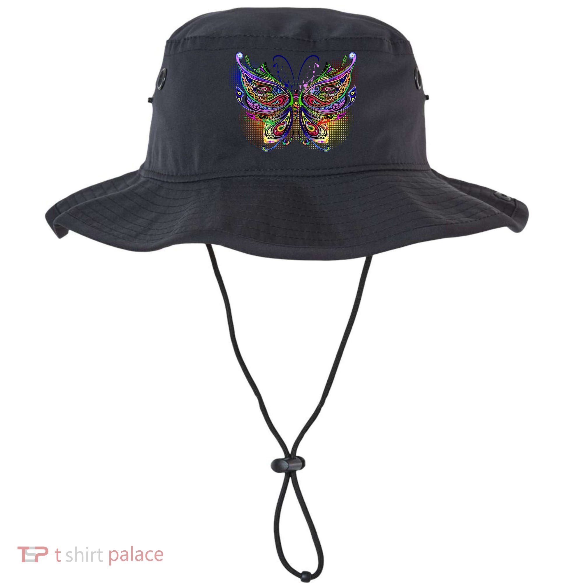 Trippy Variegated Butterfly Bucket Hat
