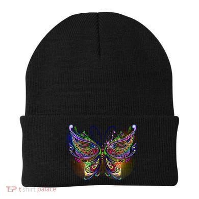 Trippy Variegated Butterfly Beanie