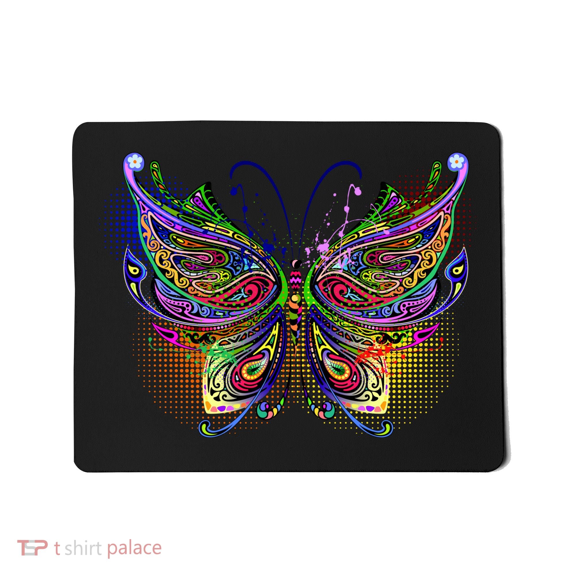 Trippy Variegated Butterfly Mousepad
