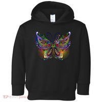 Trippy Variegated Butterfly Toddler Hoodie thumb 0
