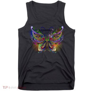 Trippy Variegated Butterfly Tank Top