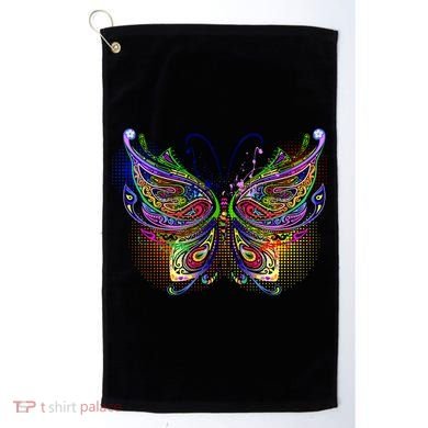 Trippy Variegated Butterfly Golf Towel