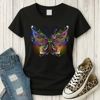 Trippy Variegated Butterfly Women's T-Shirt thumb 3