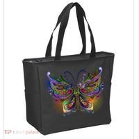 Trippy Variegated Butterfly Tote Bag thumb 2