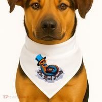 The Real Jaunty Logo USA-Made Doggie Bandana thumb 1