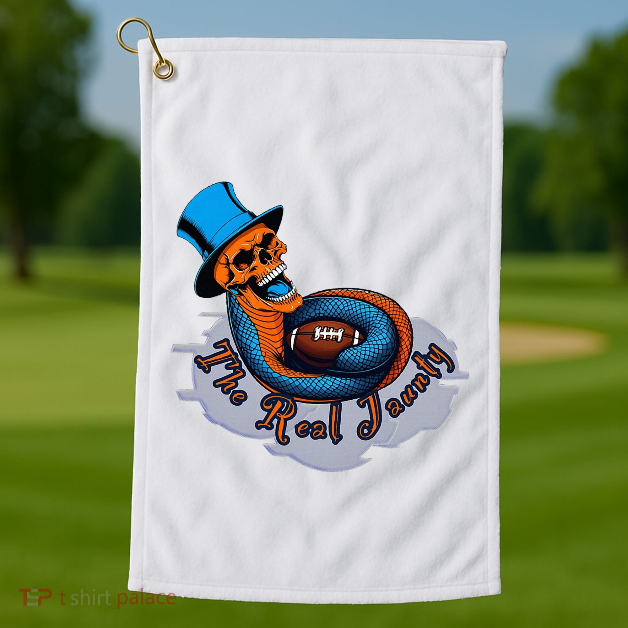The Real Jaunty Logo Golf Towel