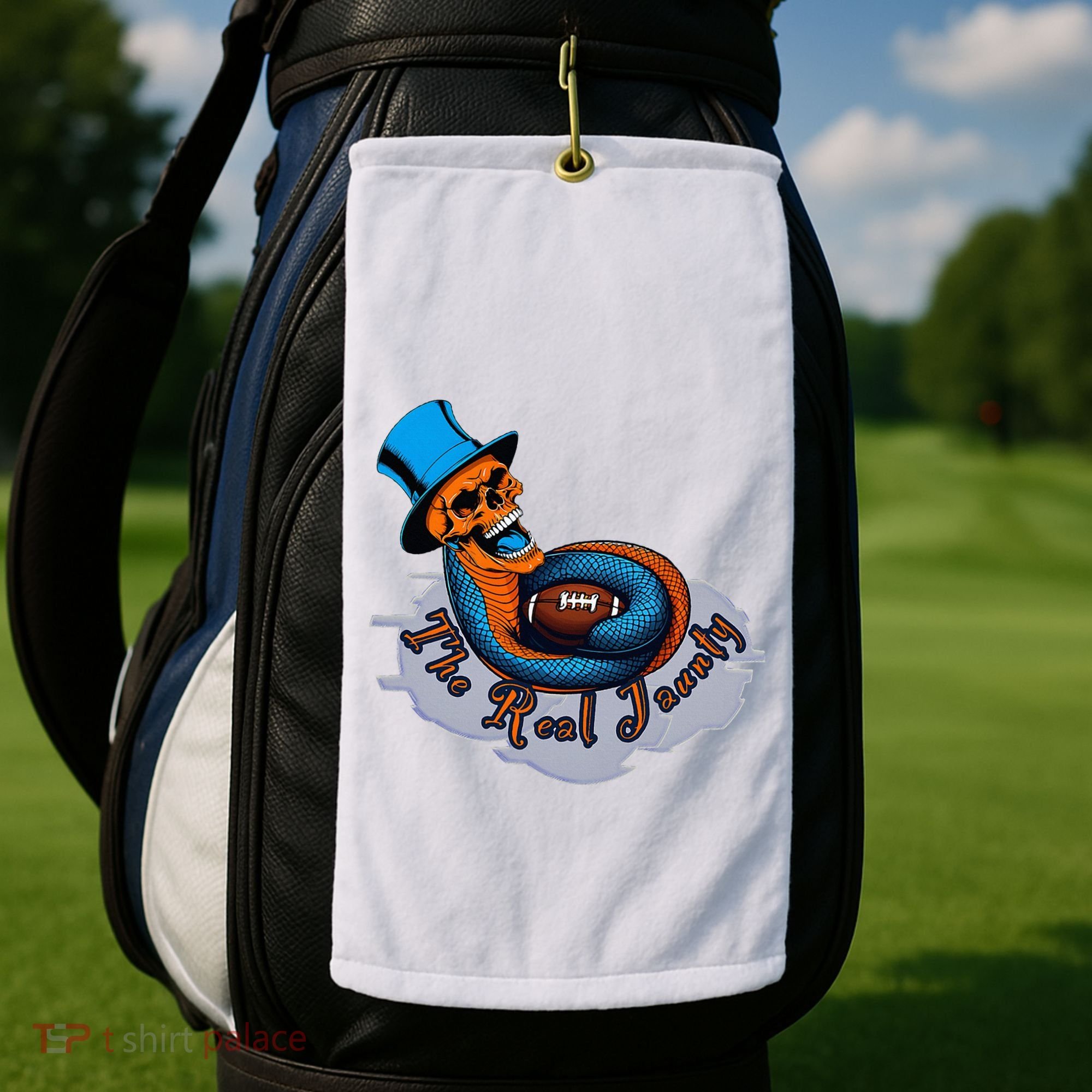 The Real Jaunty Logo Golf Towel