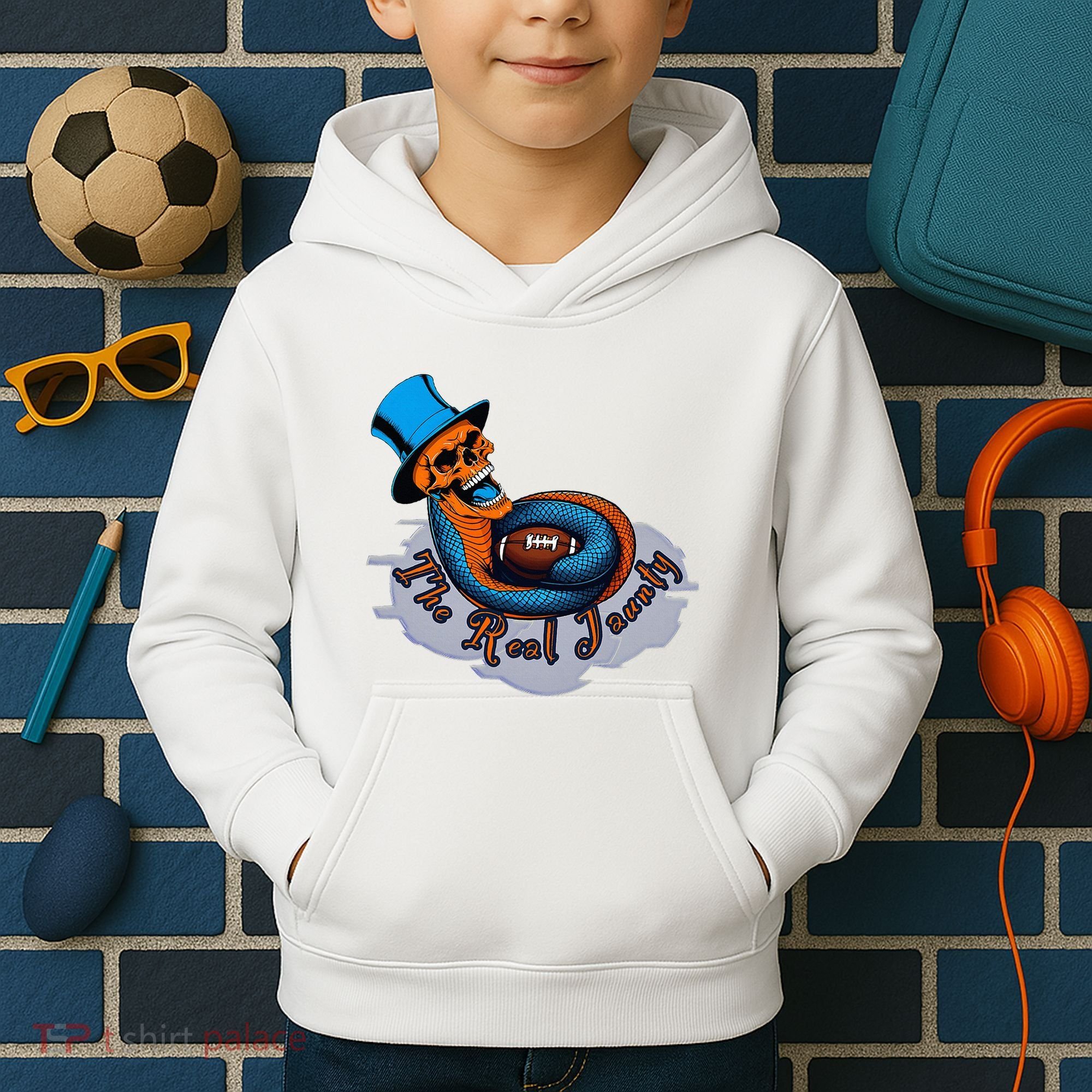 The Real Jaunty Logo Kids Hoodie