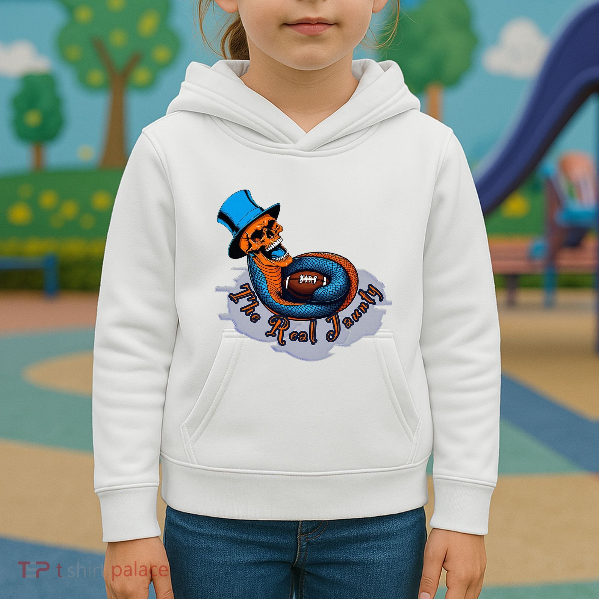 The Real Jaunty Logo Kids Hoodie