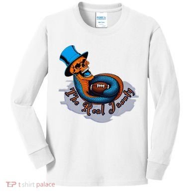 The Real Jaunty Logo Kids Long Sleeve Shirt