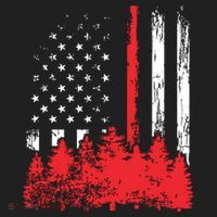 Thin Red Line American Flag Wildland Firefighter Shirts Gift Beanie thumb 2