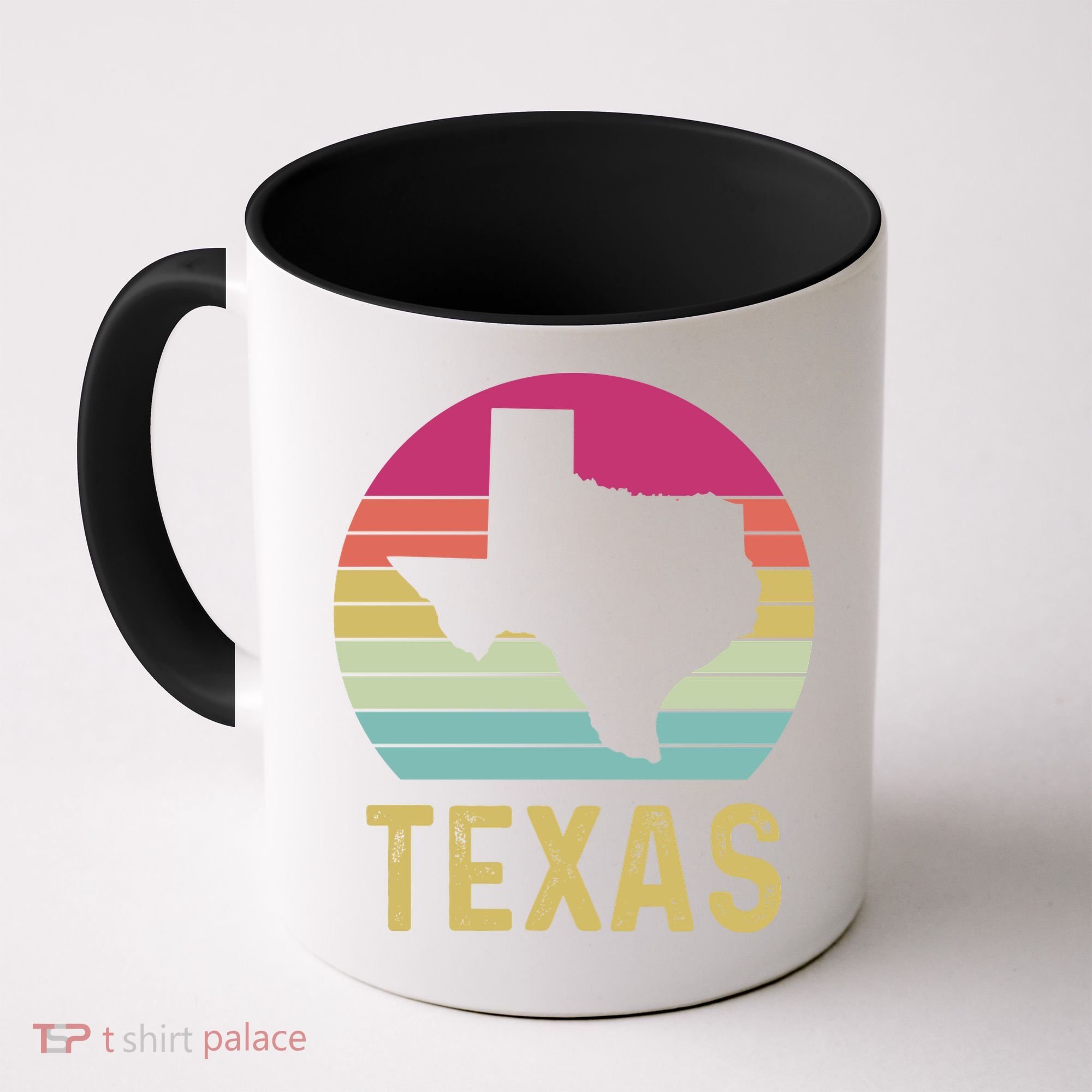 Texas Retro Logo Art Coffee Mug