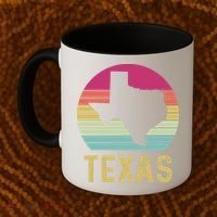 Texas Retro Logo Art Coffee Mug thumb 2