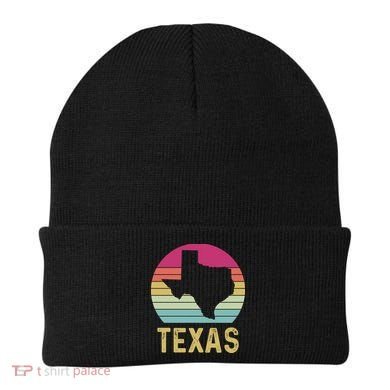 Texas Retro Logo Art Beanie