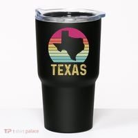 Texas Retro Logo Art Tumbler thumb 0