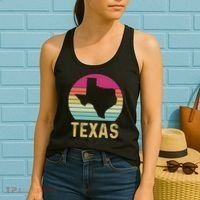Texas Retro Logo Art Women's Tank Top thumb 2