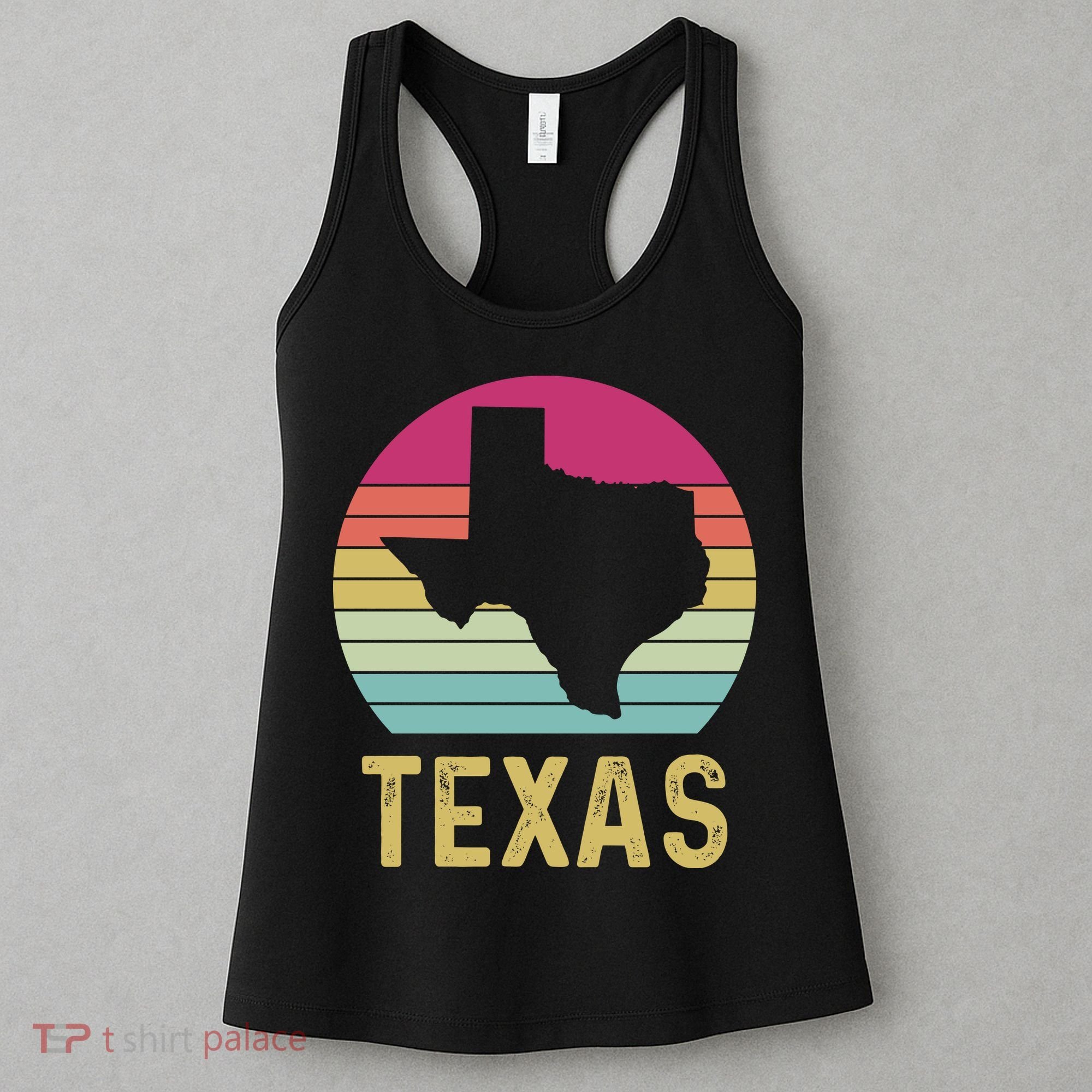 Texas Retro Logo Art Women's Tank Top