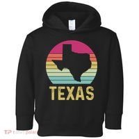 Texas Retro Logo Art Toddler Hoodie thumb 0