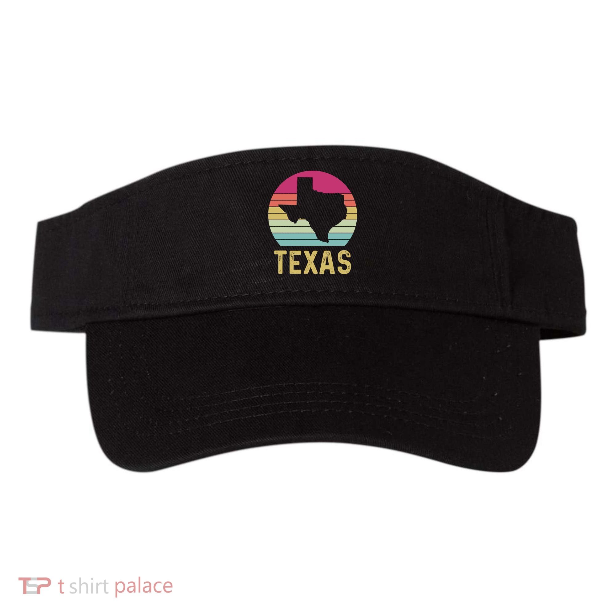 Texas Retro Logo Art Visor